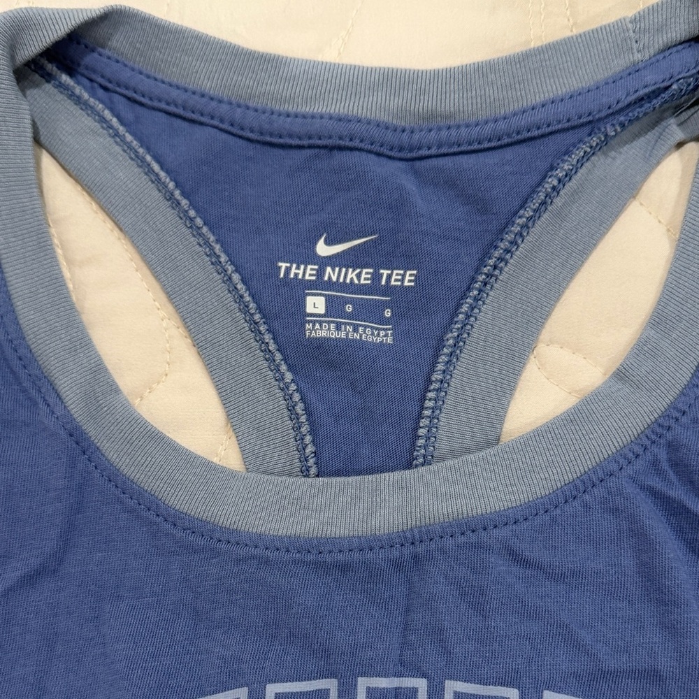 Nike Women's Royal Blue Tank Top - Picture 2 of 3